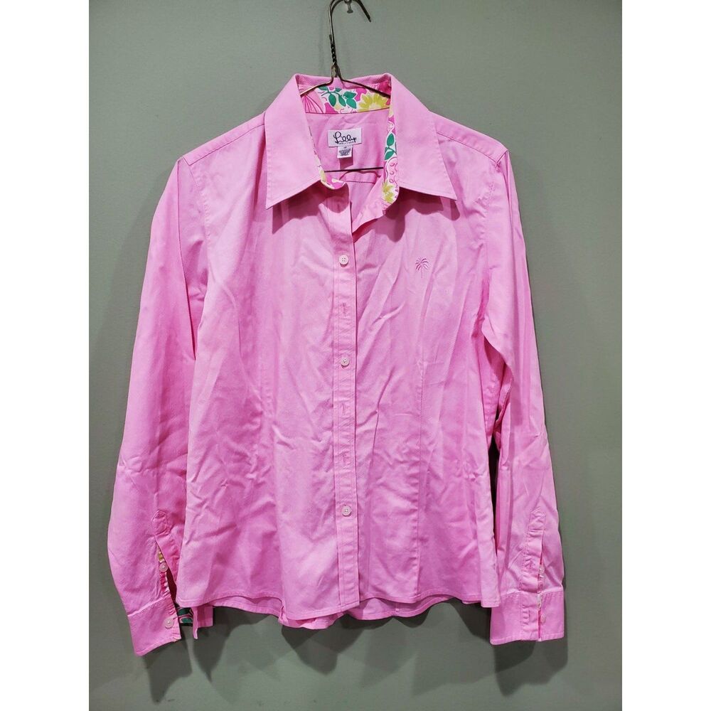 Lilly pulitzer button down shirt size 10